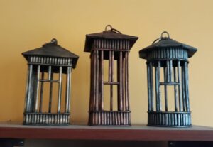 Lucerny z papírových ruliček By MOPSL art - úvodní fotka kategorie tvorba z papíru - lucerny