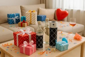 Originální handmade dárkový box na alkohol