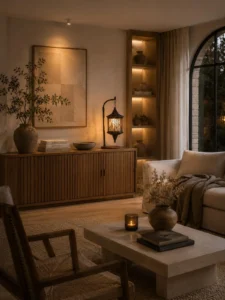 Atmosférická handmade lucerna s teplým světlem