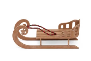 Minimalistické dekorativní vánoční saně